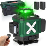 JACKMEND 4D Kruislijnlaser 4 tot 16 Lijnen - 50 Meter Meetbereik - 360 Graden