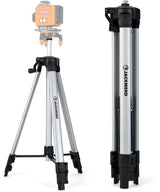 JACKMEND 4D Kruislijnlaser Statief - Verstelbare Tripod Inclusief Opbergtas - van 52 tot 145CM - 50KG Draagvermogen - 5/8 Inch Schroefdraad