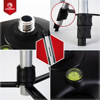 Thumbnail for JACKMEND 4D Kruislijnlaser USB-C Oplaadbaar Digitaal Display Inclusief Statief - 50 Meter Meetbereik