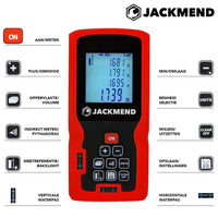 Thumbnail for JACKMEND Professionele Laserafstandmeter met 100 Meter Bereik
