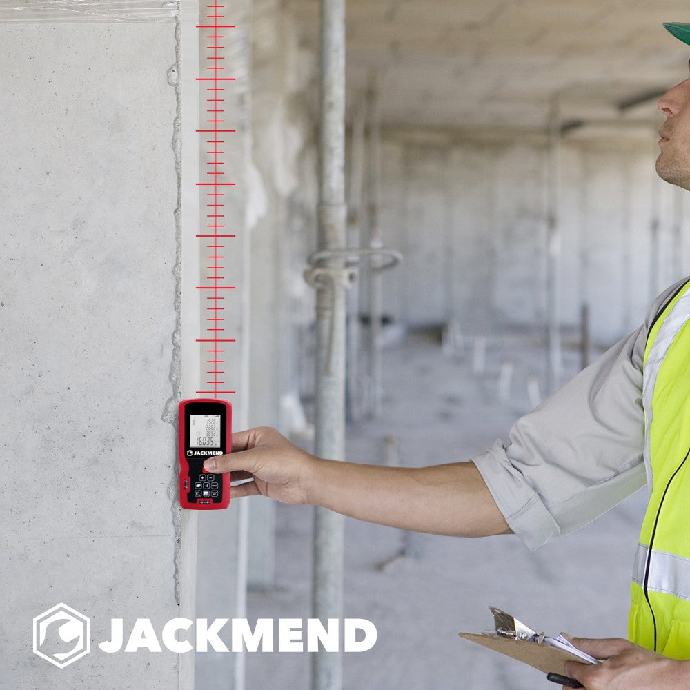 JACKMEND Professionele Laserafstandmeter met 100 Meter Bereik